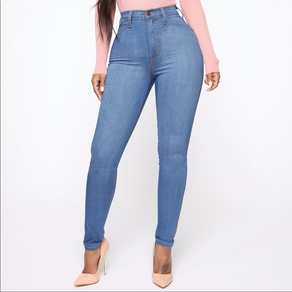 Classic High Waist Skinny Jeans